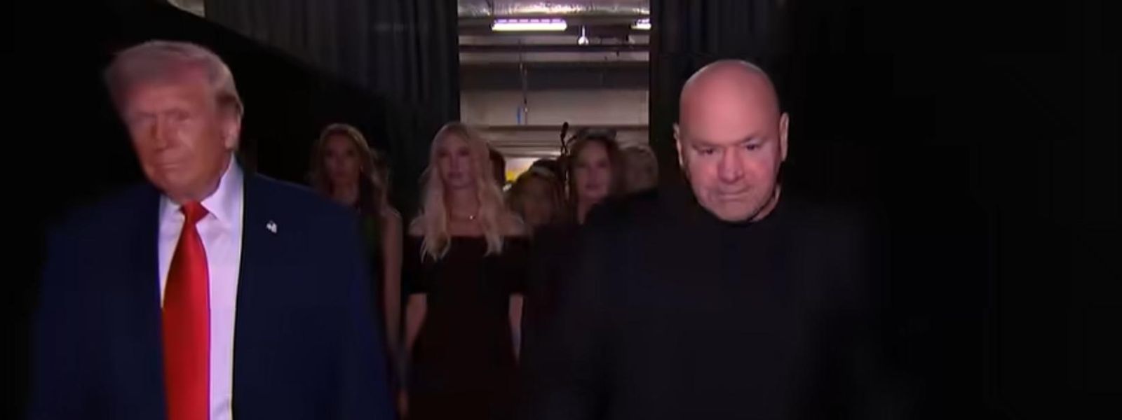 UFC 327 Miami Donald Trump Enters Kaseya Center